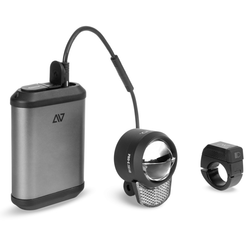 ACID Pro-E 200 HB PowerBank с подсветкой передней панели - черно-серый