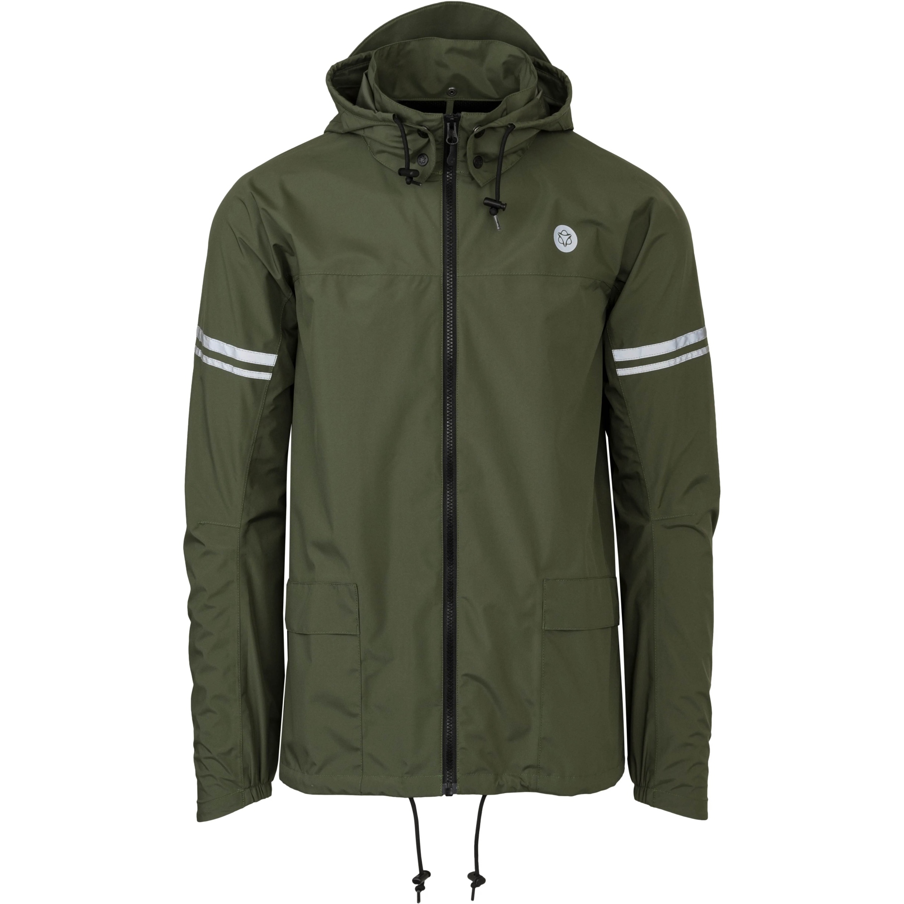 AGU Essential Original Rain Jacket Unisex Army Green BIKE24 AGU Essential Original Rain Jacket Unisex Army Green BIKE24