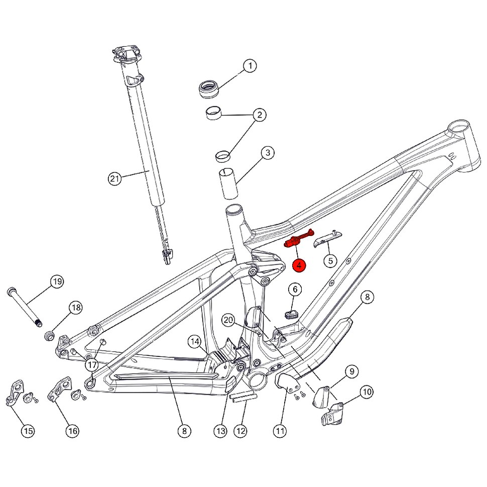 Produktbild von BMC Lockbody Kit für Speedfox 01/02 ab 2018 - 301221