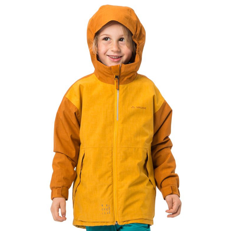 Picture of Vaude Hylax 2L Jacket Kids - burnt yellow