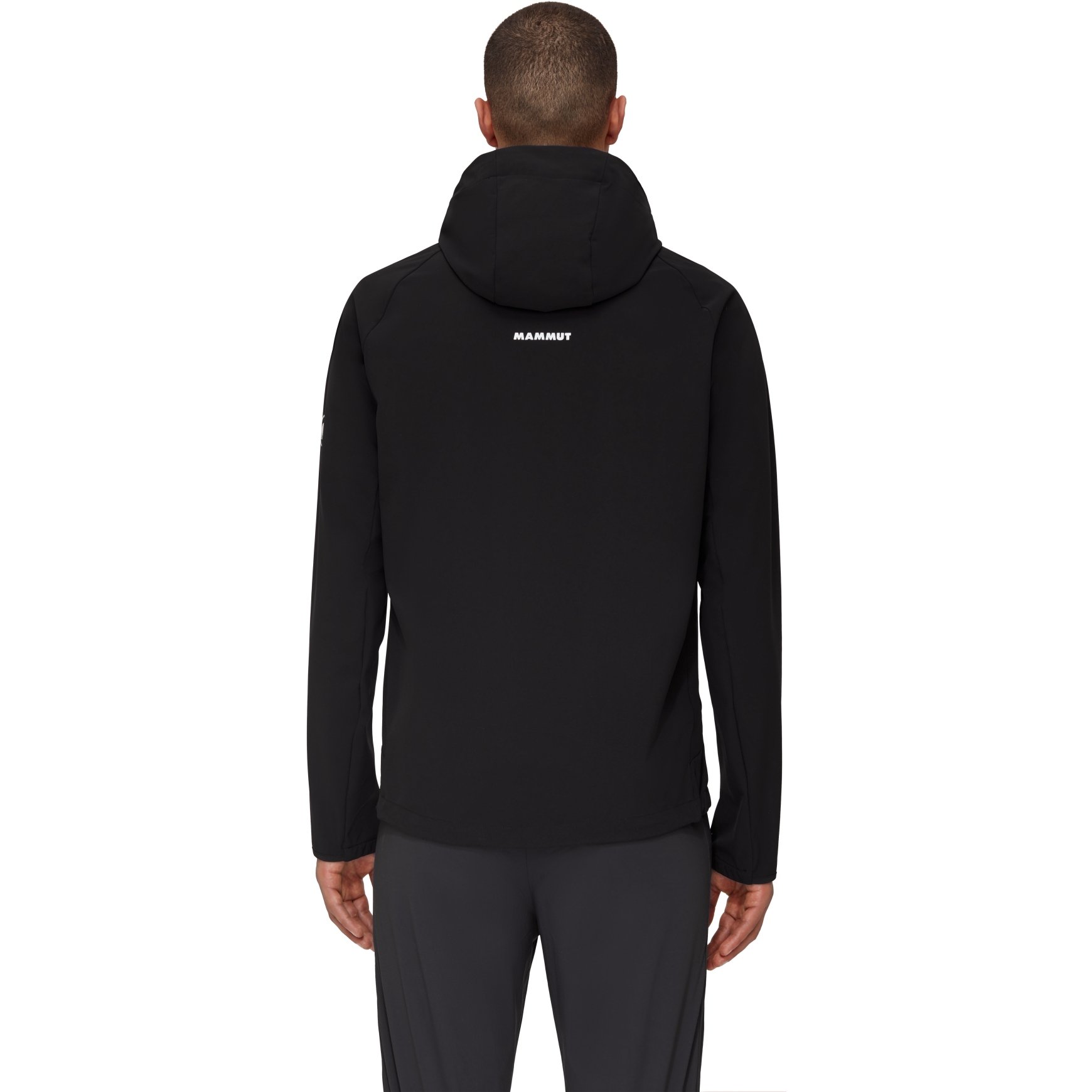 Mammut Ultimate Comfort Softshell Hooded Jacket Men - black | BIKE24