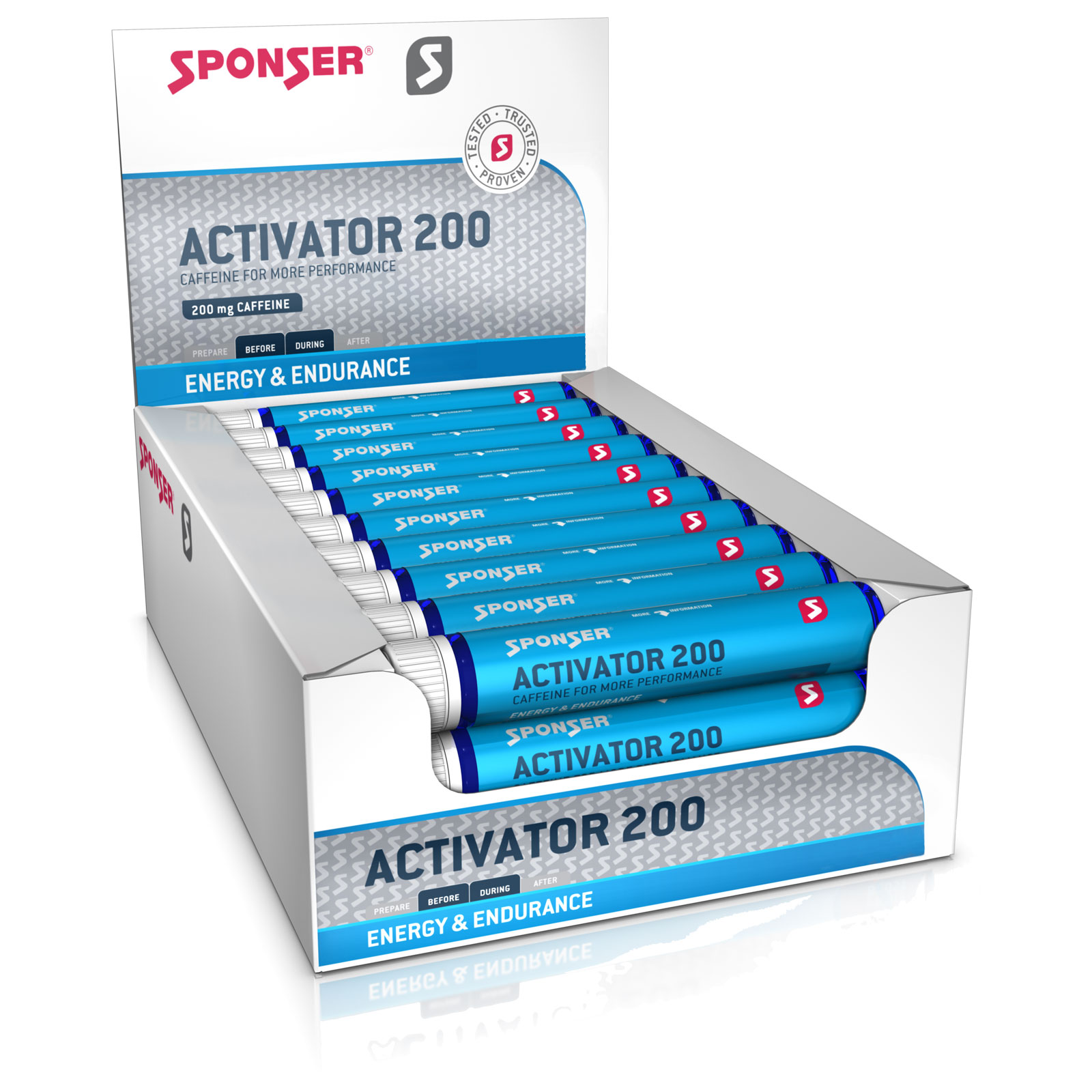 Productfoto van SPONSER Activator 200 - Voedingssupplement + Cafeïne - 30x25ml