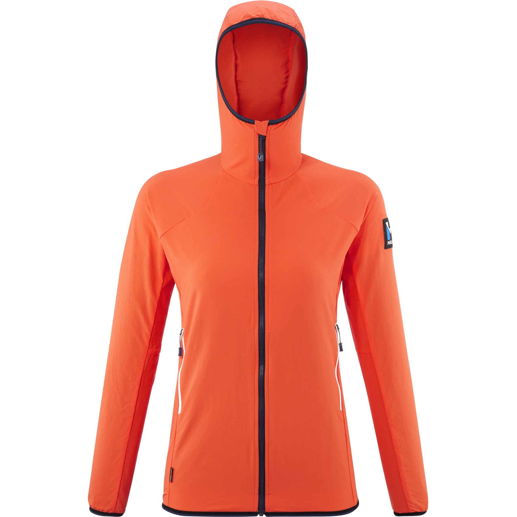 Picture of Millet Trilogy Cordura Hoodie Women&#039;s Softshell Jacket - Coral Chrome