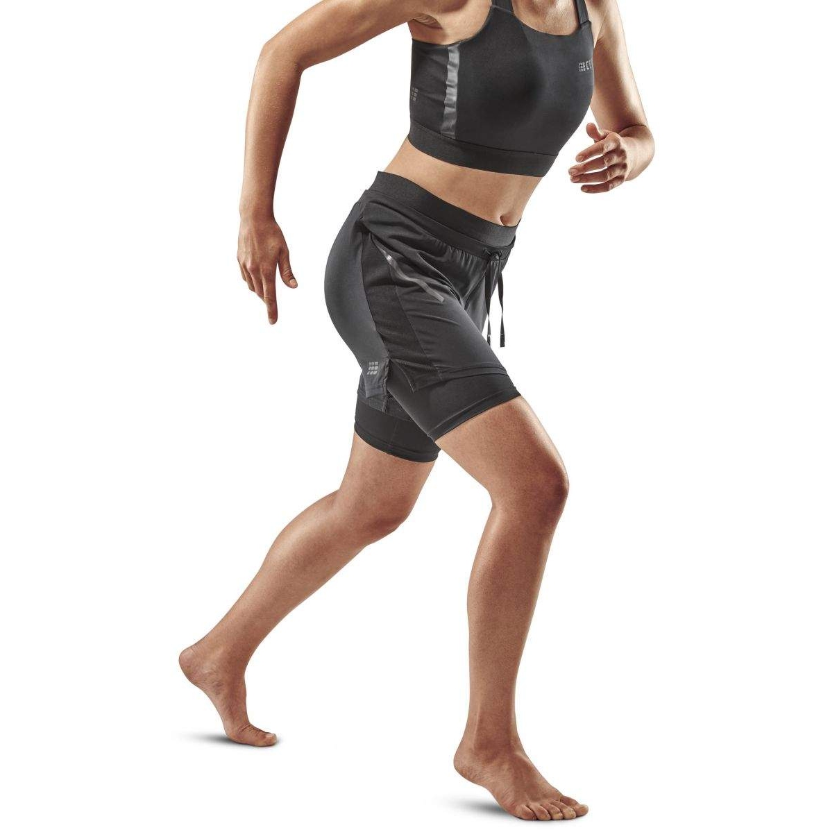 Produktbild von CEP Training 2in1 Shorts Damen - schwarz