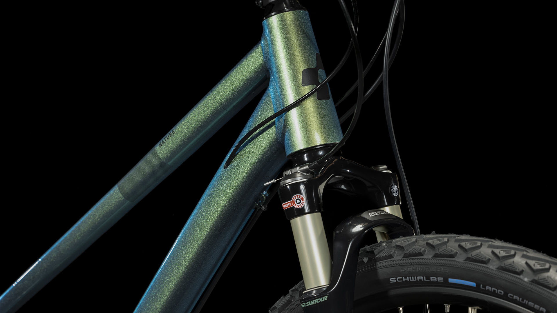 CUBE NATURE EXC Women Cross Bike 2024 verde black BIKE24
