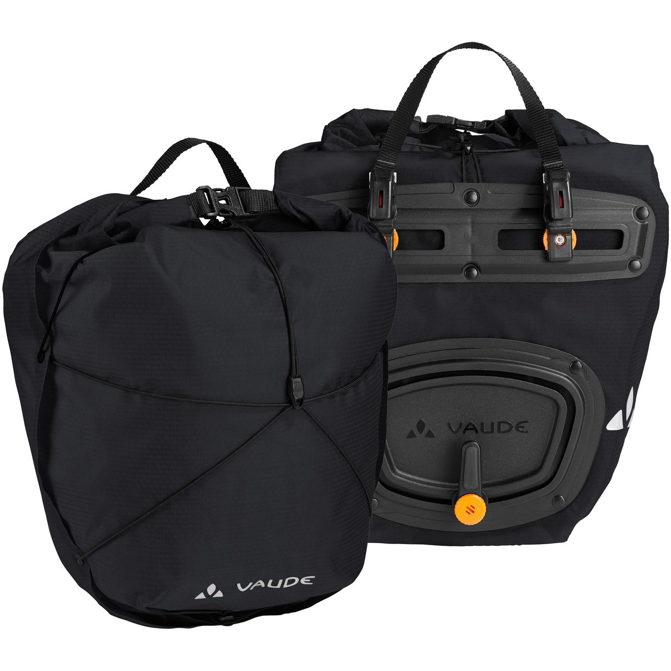 Produktbild von Vaude Aqua Front Light Vorderradtasche (Paar) 2x11L - schwarz uni