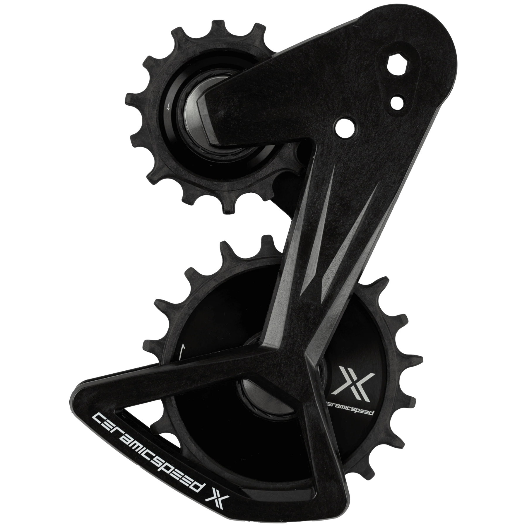 Система шкивов переключения передач CeramicSpeed OSPW X - Alpha Disc | для SRAM RED XPLR (E1) - черный