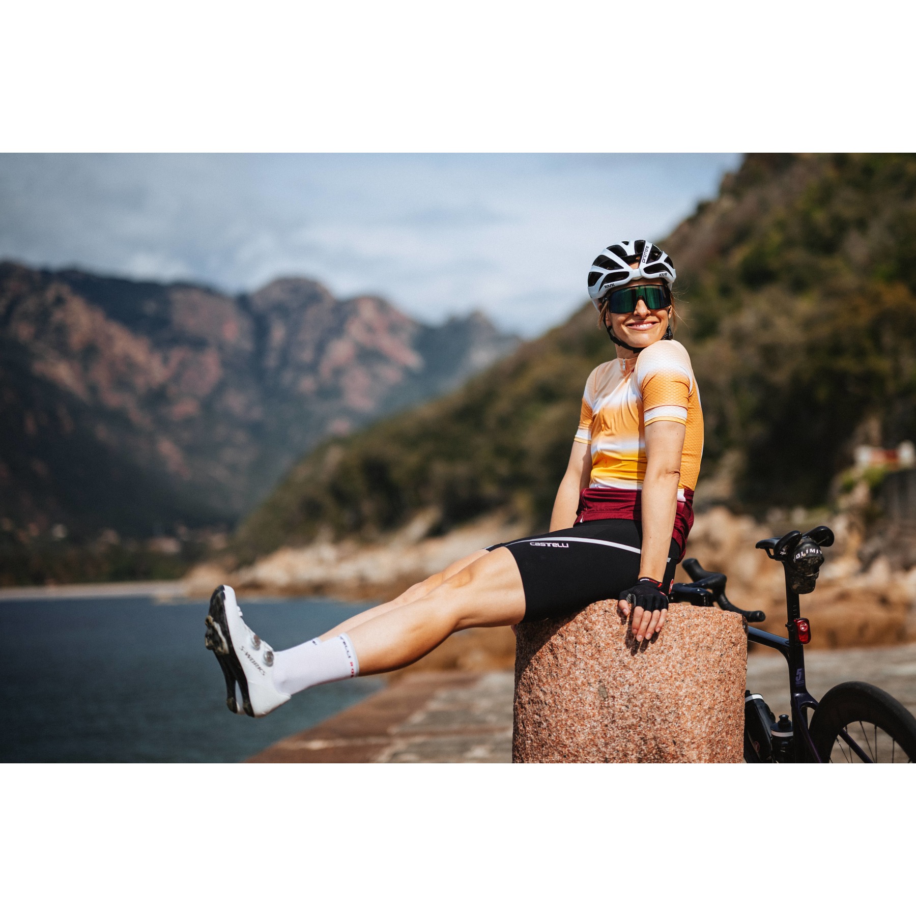 Maillot Ciclismo Mujer Culotte Corto Con Tirantes