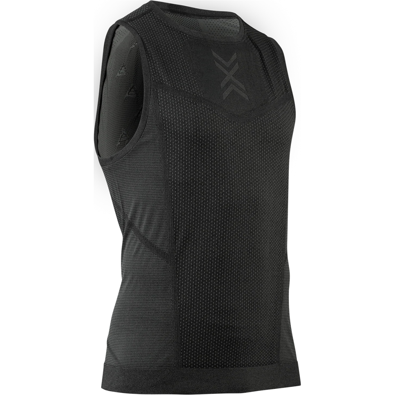 X-Bionic Canotta da corsa Uomo Xceed Run x black/rhino grey