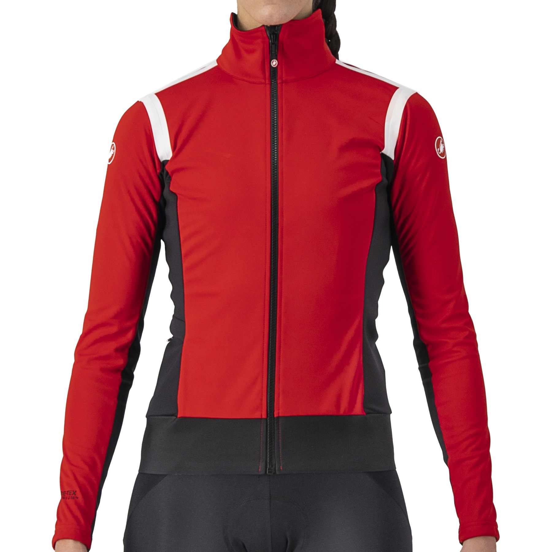 Produktbild von Castelli Alpha RoS 2 Light Jacke Damen - rot/schwarz-weiß 023