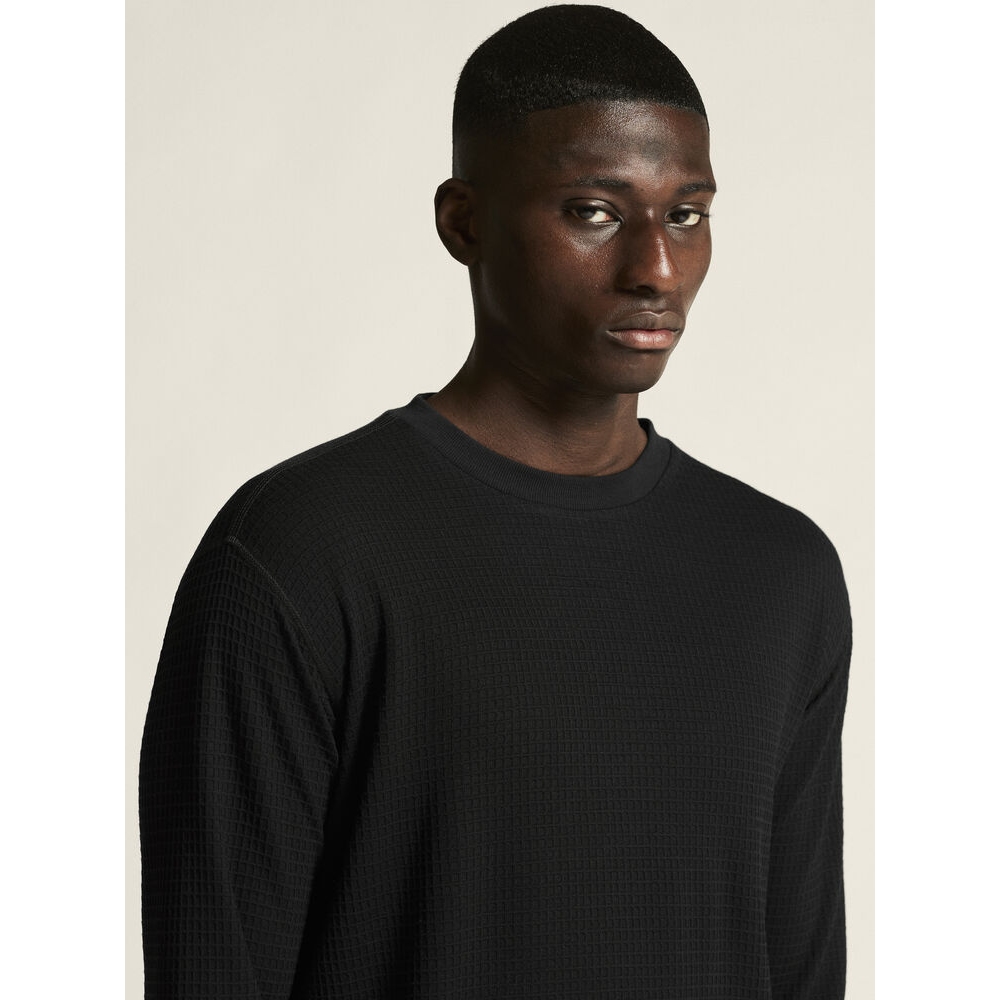 CRAFT Wool Waffle Longsleeve Shirt Men Black BIKE24