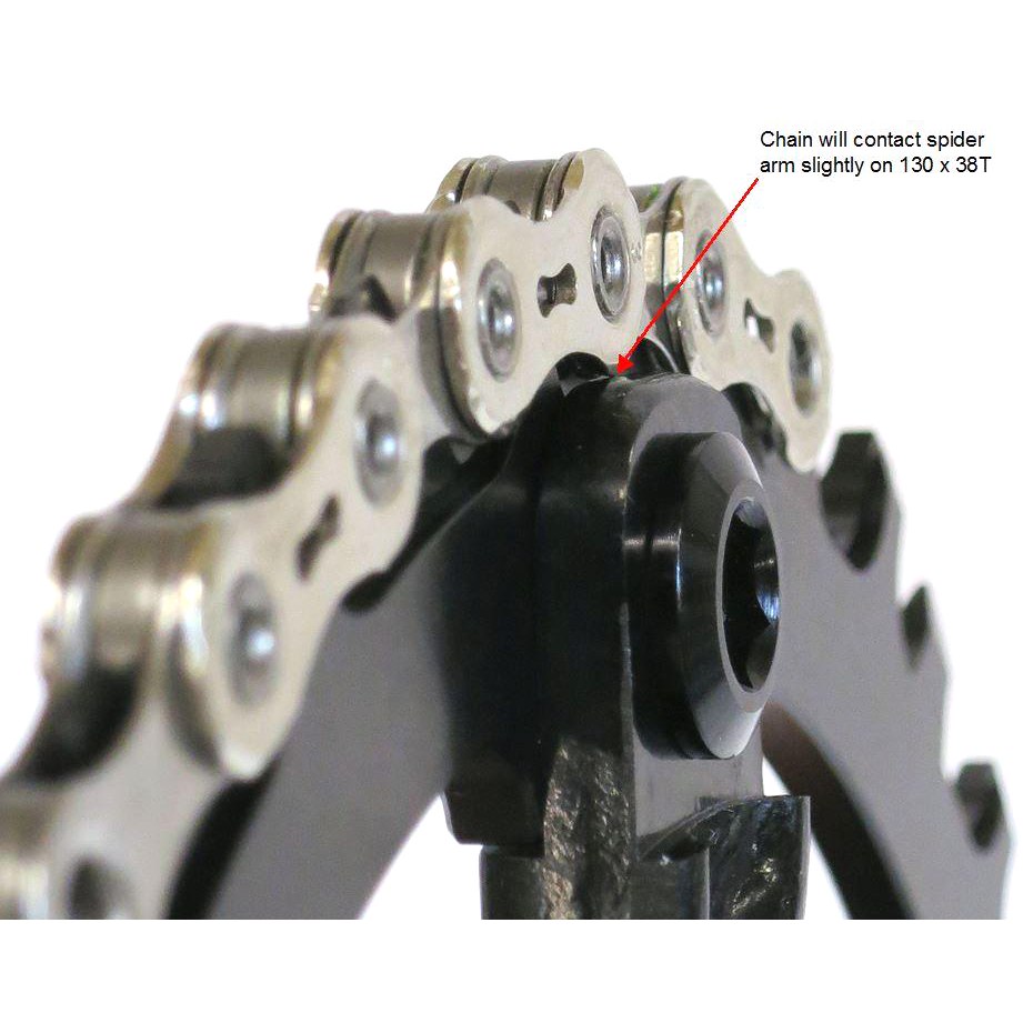 パーツ WOLFTOOTH drop stop chainring PCD130 38T Amazon.com : Wolf Tooth Components Drop Stop B 130 BCD