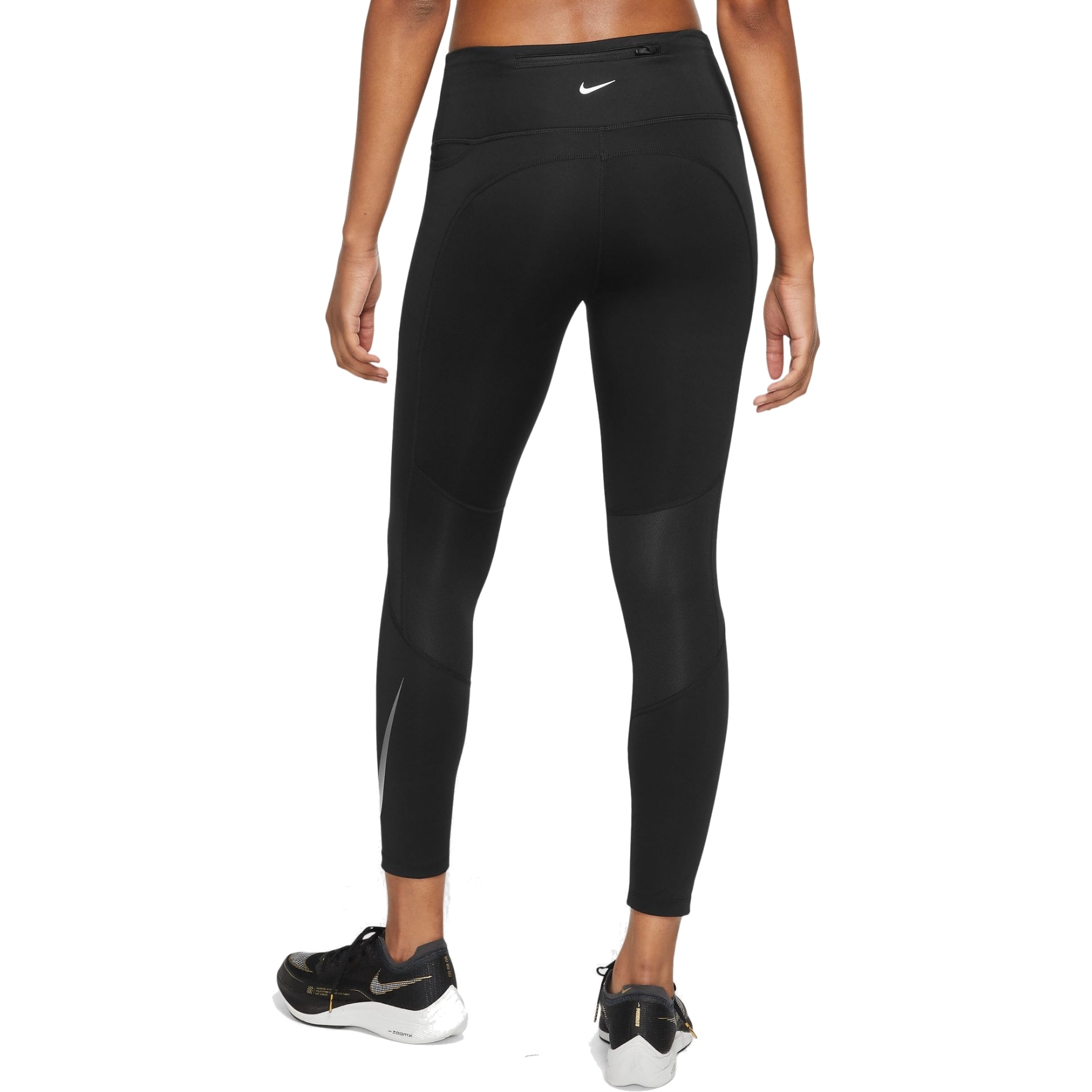 Nike Womens Thermal Tights - Womens Running Clothing -  Black-Black-Reflective Silver