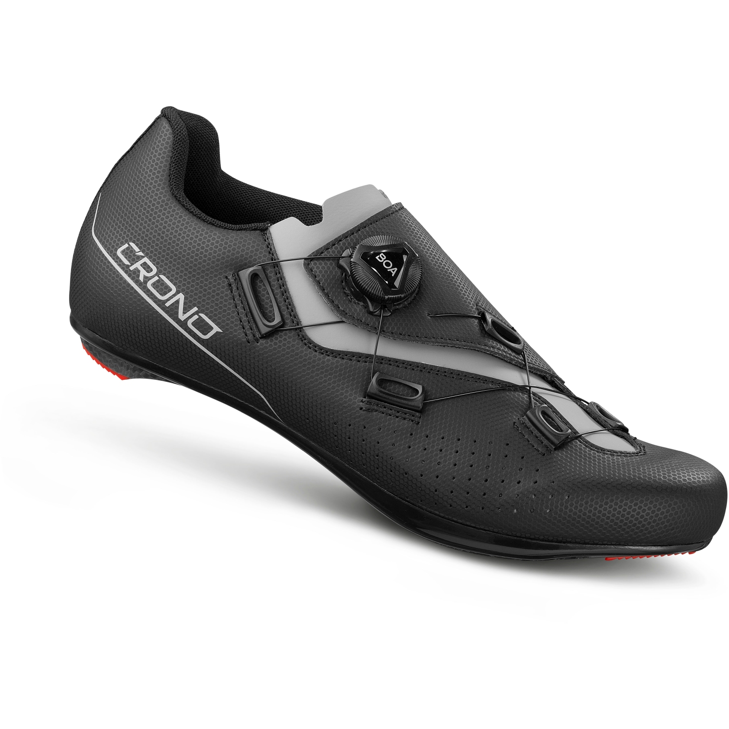 Crono CR3 Road Shoes - Black/Silver | BIKE24