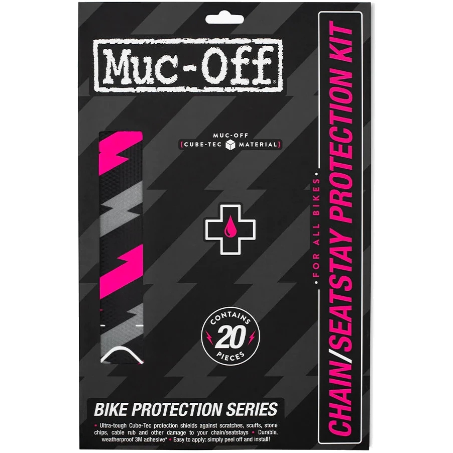 Picture of Muc-Off Chainstay Protection Kit - bolt/pink