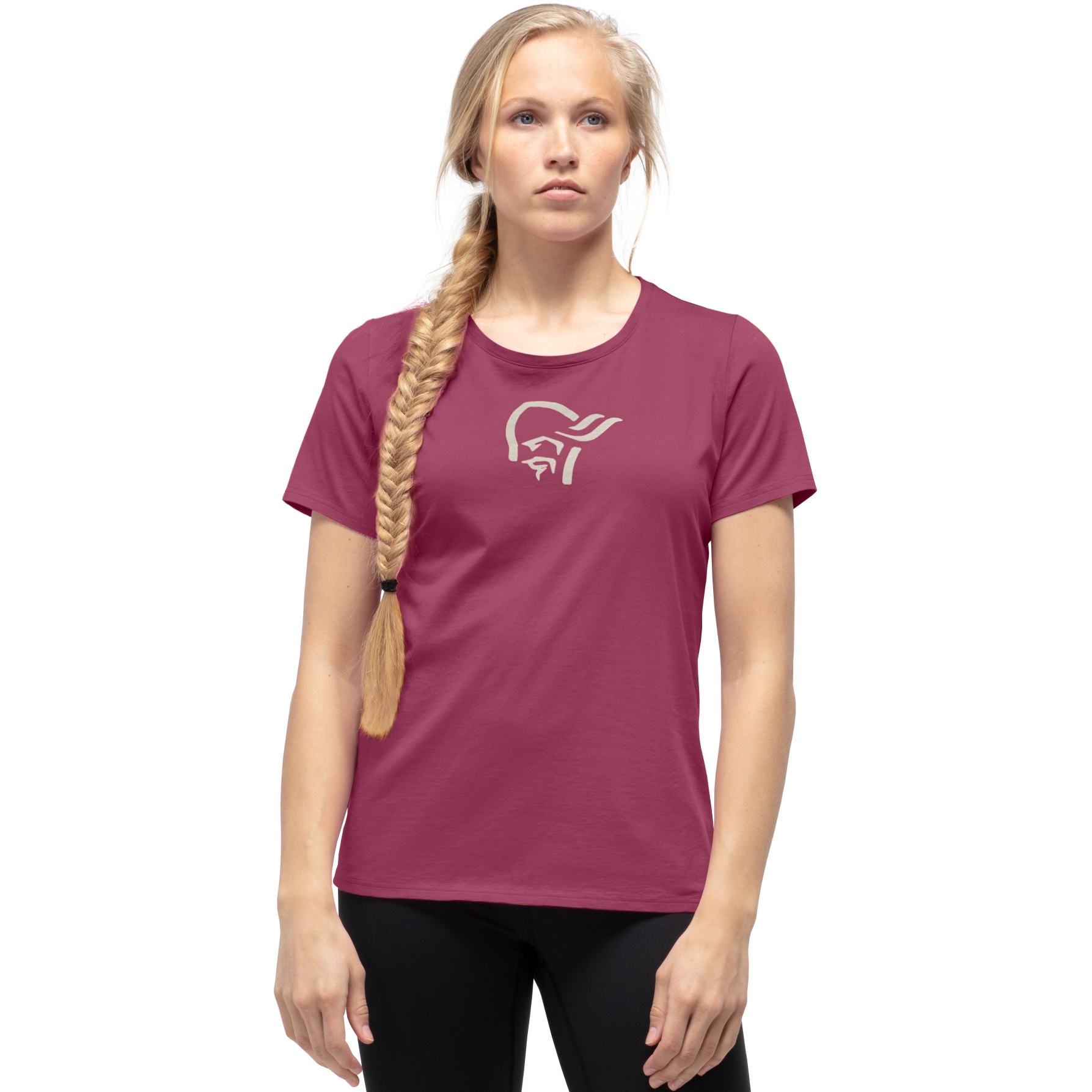 Picture of Norrona /29 cotton viking T-Shirt Women - Violet Quartz