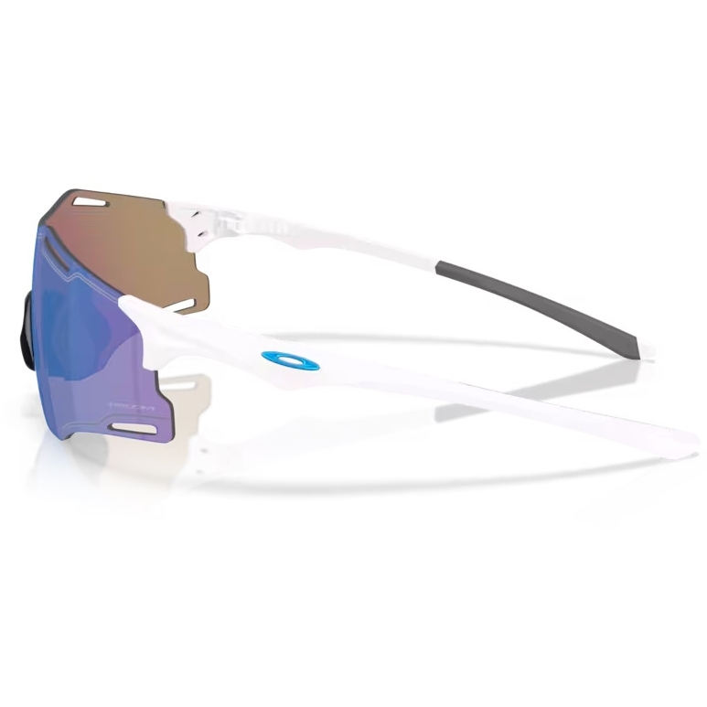 Oakley Cybr Zero Glasses - Polished White/Prizm Sapphire - OO9512D