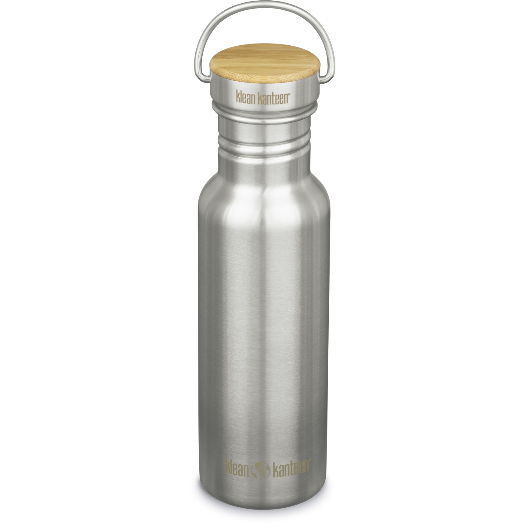 Picture of Klean Kanteen Reflect Bottle with Bamboo Cap 532 ml - brushed stainless