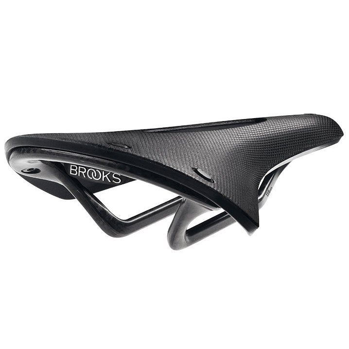 Image of Brooks Cambium C13 Carved 158 All Weather Saddle - black