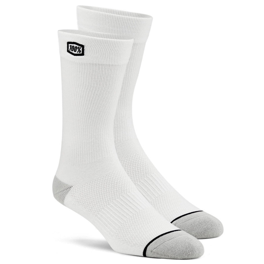 Produktbild von 100% Solid Casual Socken - weiß