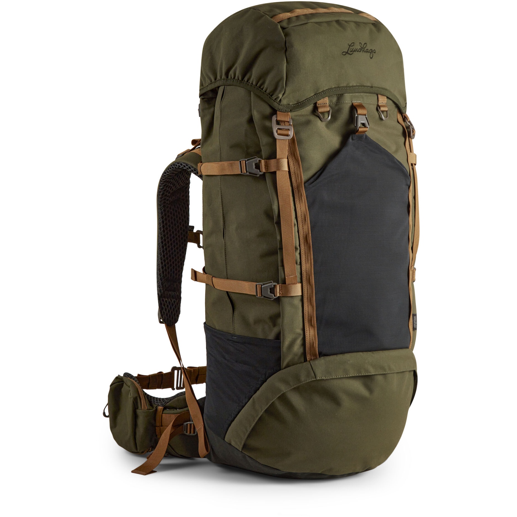 Image of Lundhags Saruk Pro 75L Backpack - Long - Forest Green 604