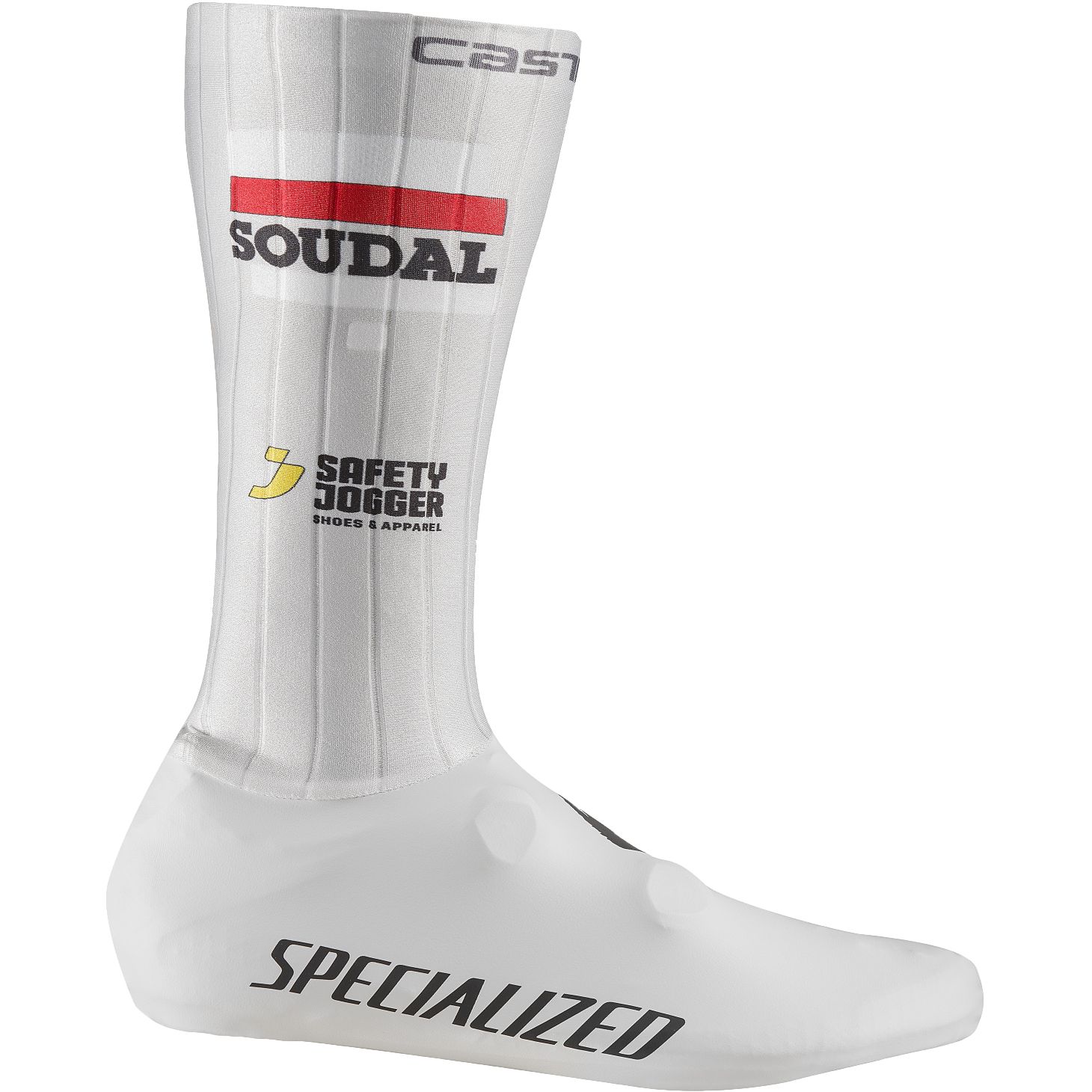 Чехол для обуви Castelli Fast Feet 2 TT Team Soudal Quick-Step - белый 101