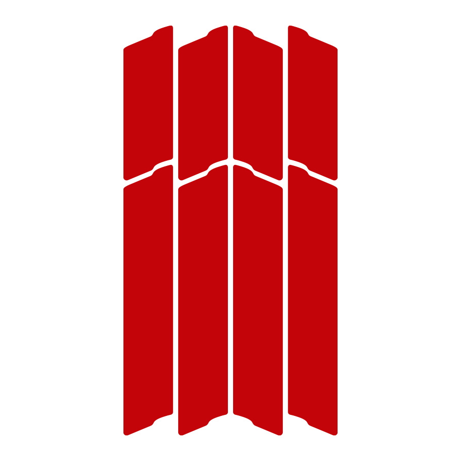 Produktbild von Unleazhed Lightning L02 Rahmenreflektor - Rot