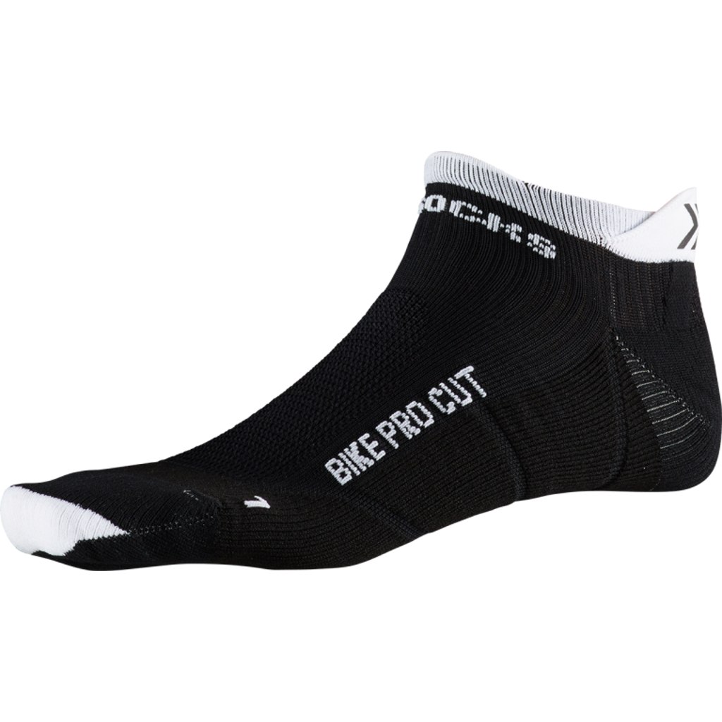 Produktbild von X-Socks Bike Pro Cut Socken - opal black/arctic white