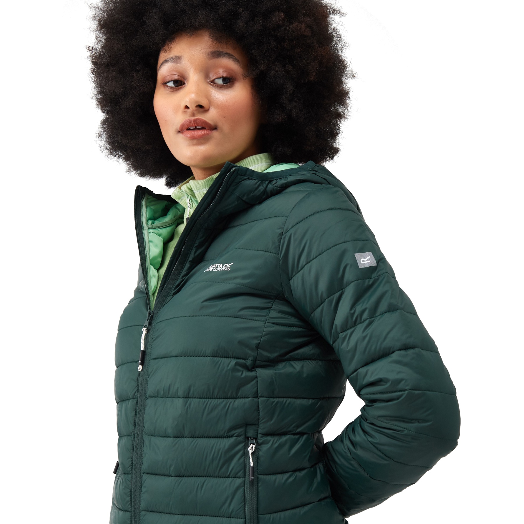 Regatta Marizion Hooded Jacket Women - Darkest Spruce/Quiet Green CBH