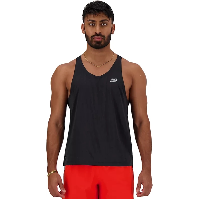 Image of New Balance Athletics Singlet Men - Black
