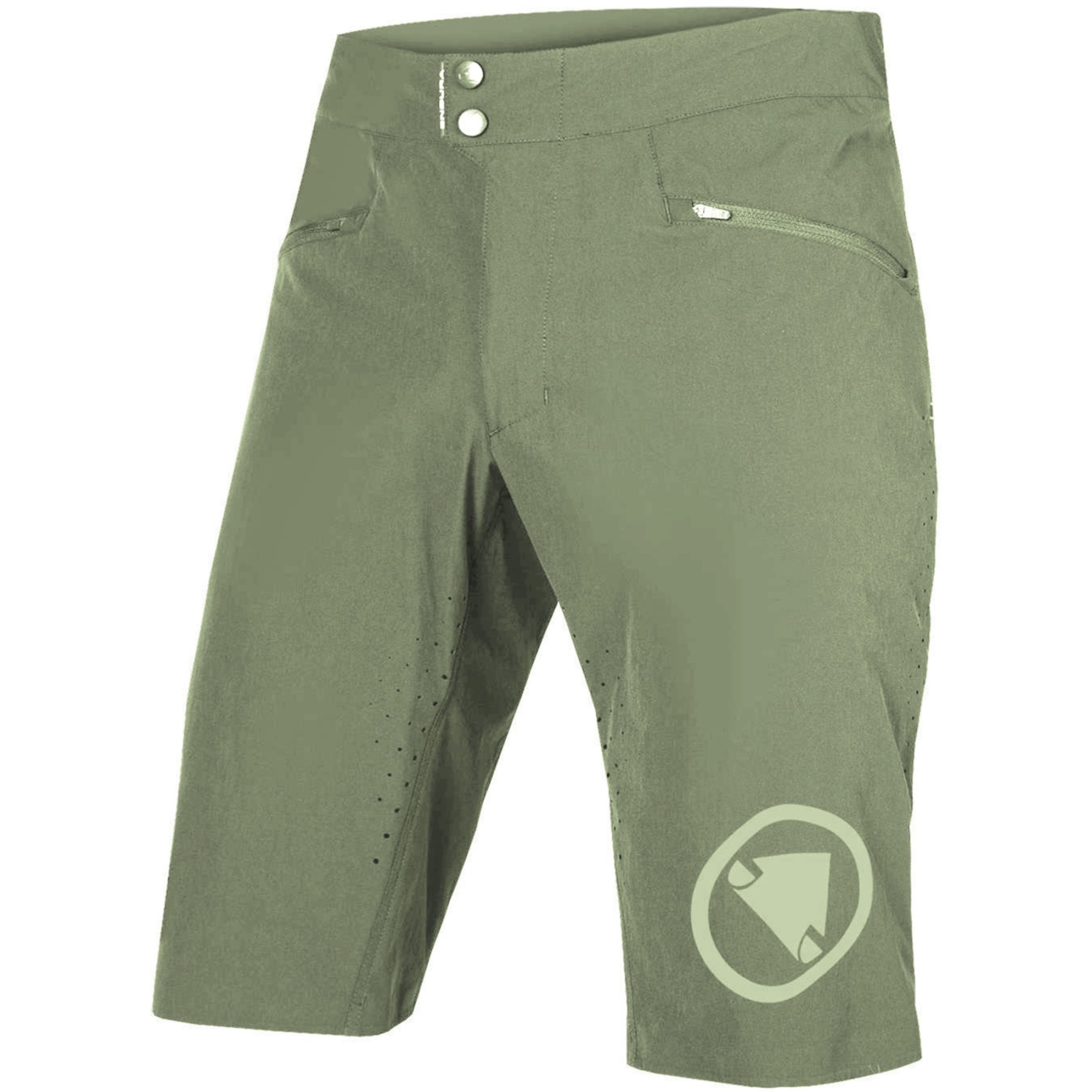 Мужские шорты Endura SingleTrack Lite - Укороченный крой - loch green