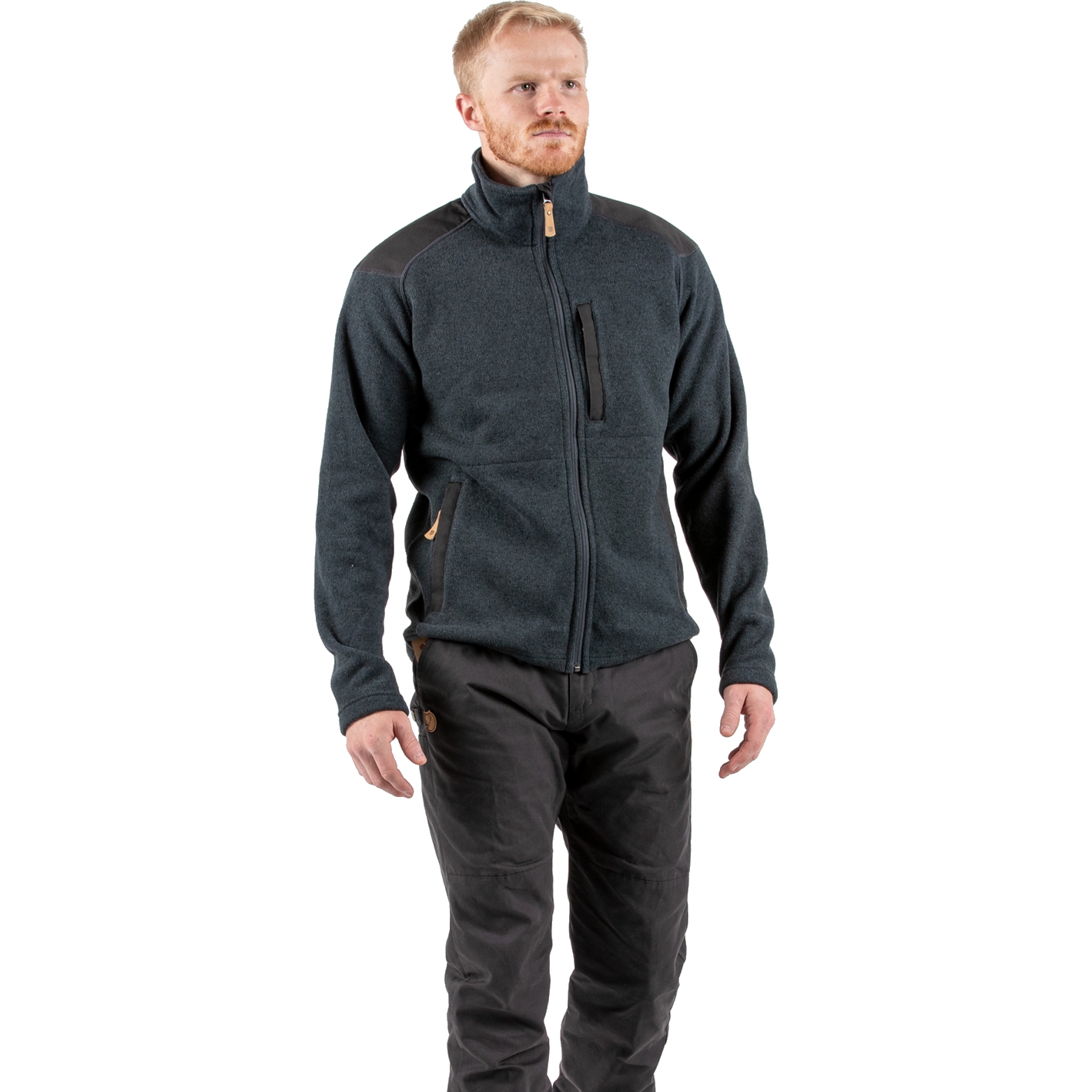 Fjallraven Buck Fleece Jacket Men grey melange BIKE24