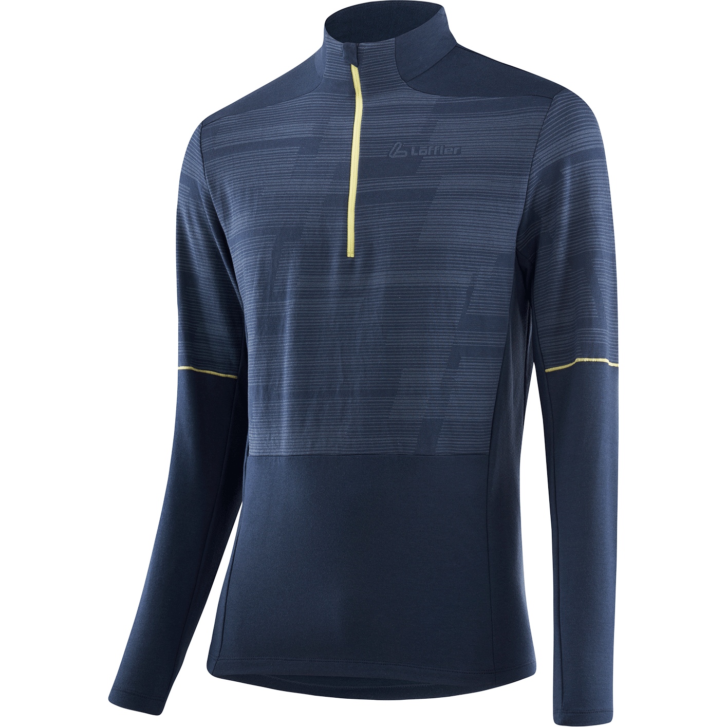 Productfoto van Löffler Hywa Transtex® Midlayer Shirt met Lange Mouwen Heren - donkerblauw 495