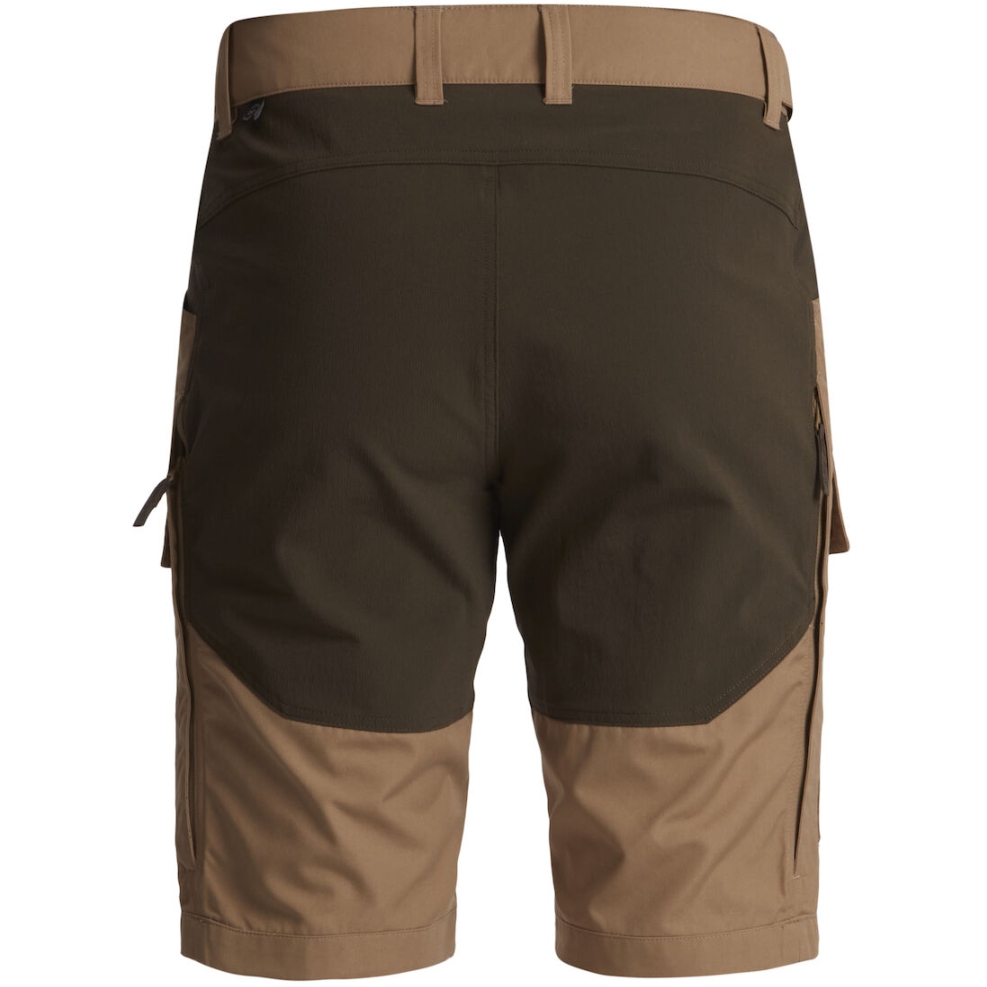 Lundhags Authentic II Hiking Shorts Men - Dark Sand/Tea Green 731