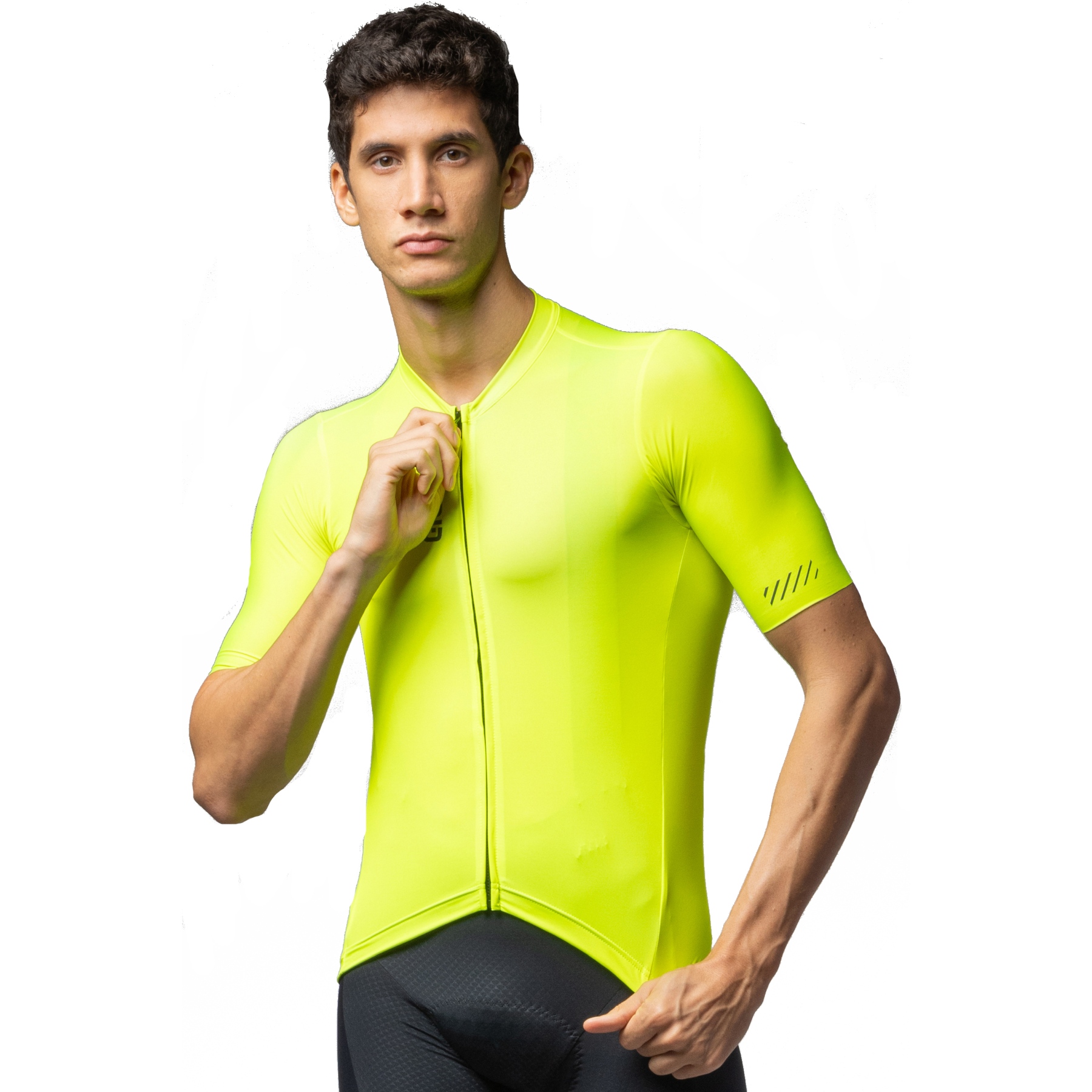 Produktbild von Alé PRAGMA Color Block Radtrikot Herren - fluo yellow