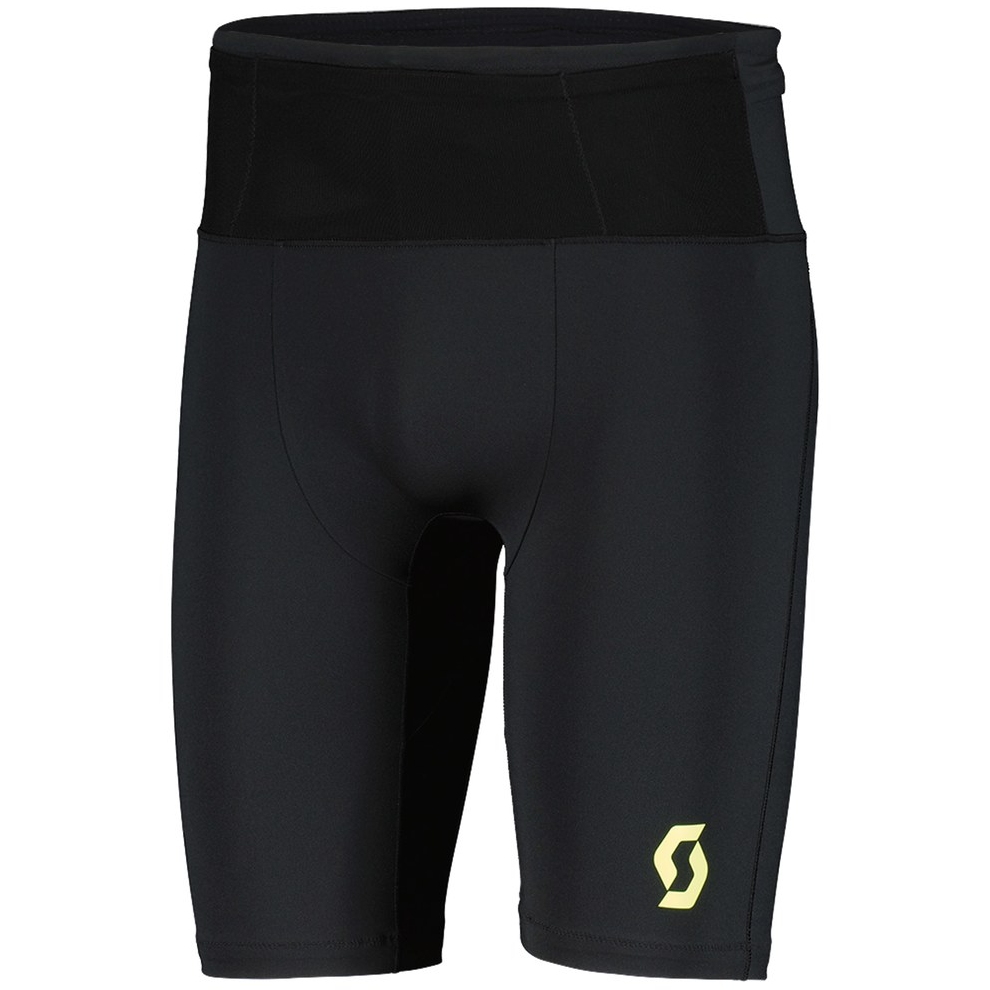 SCOTT RC Run Tight Running Shorts - black/yellow | BIKE24