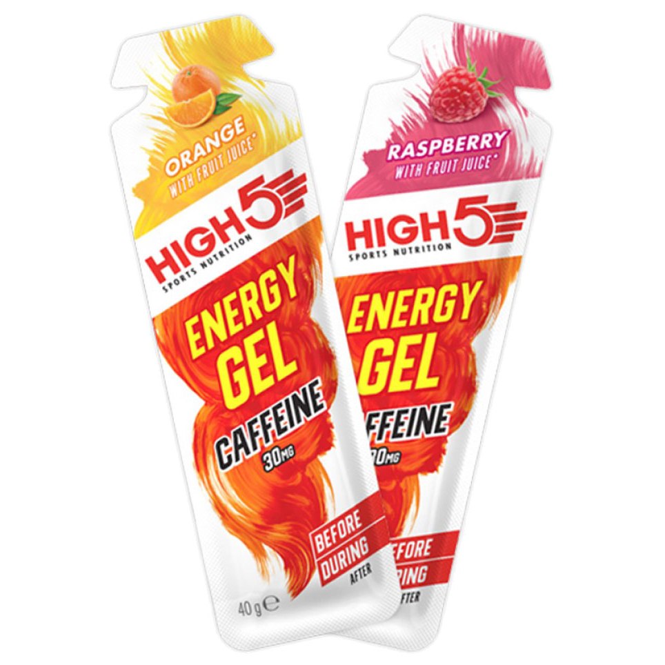 Produktbild von High5 Energy Gel Caffeine - Kohlenhydrat-Gel + Koffein - 40g