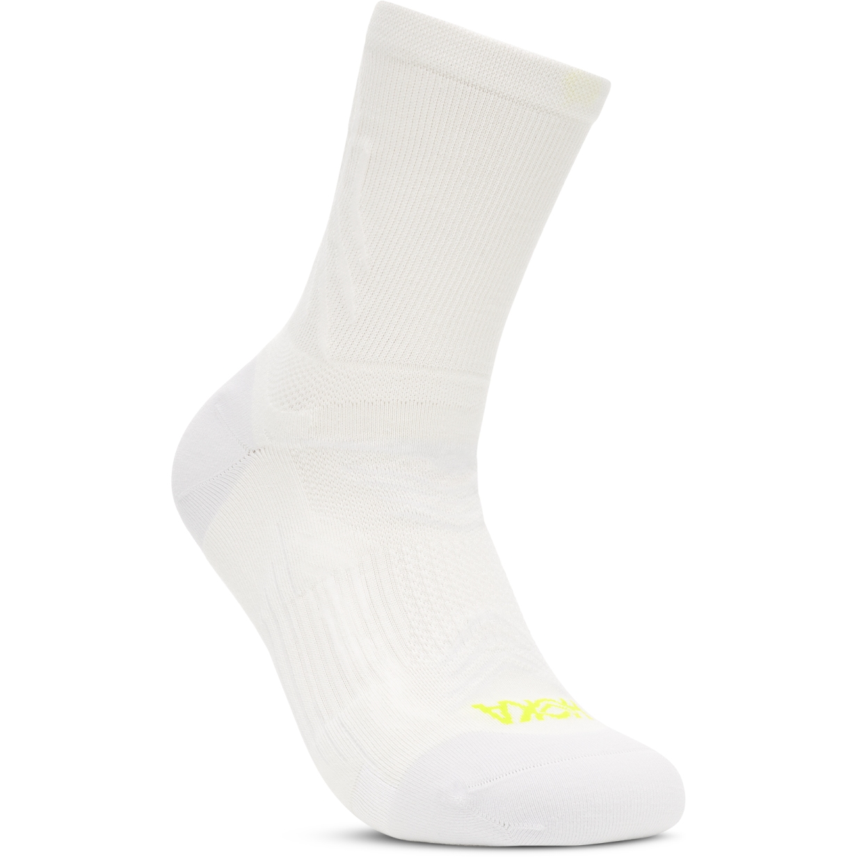 Носки для бега Hoka Bondi 9 Crew Run - белые