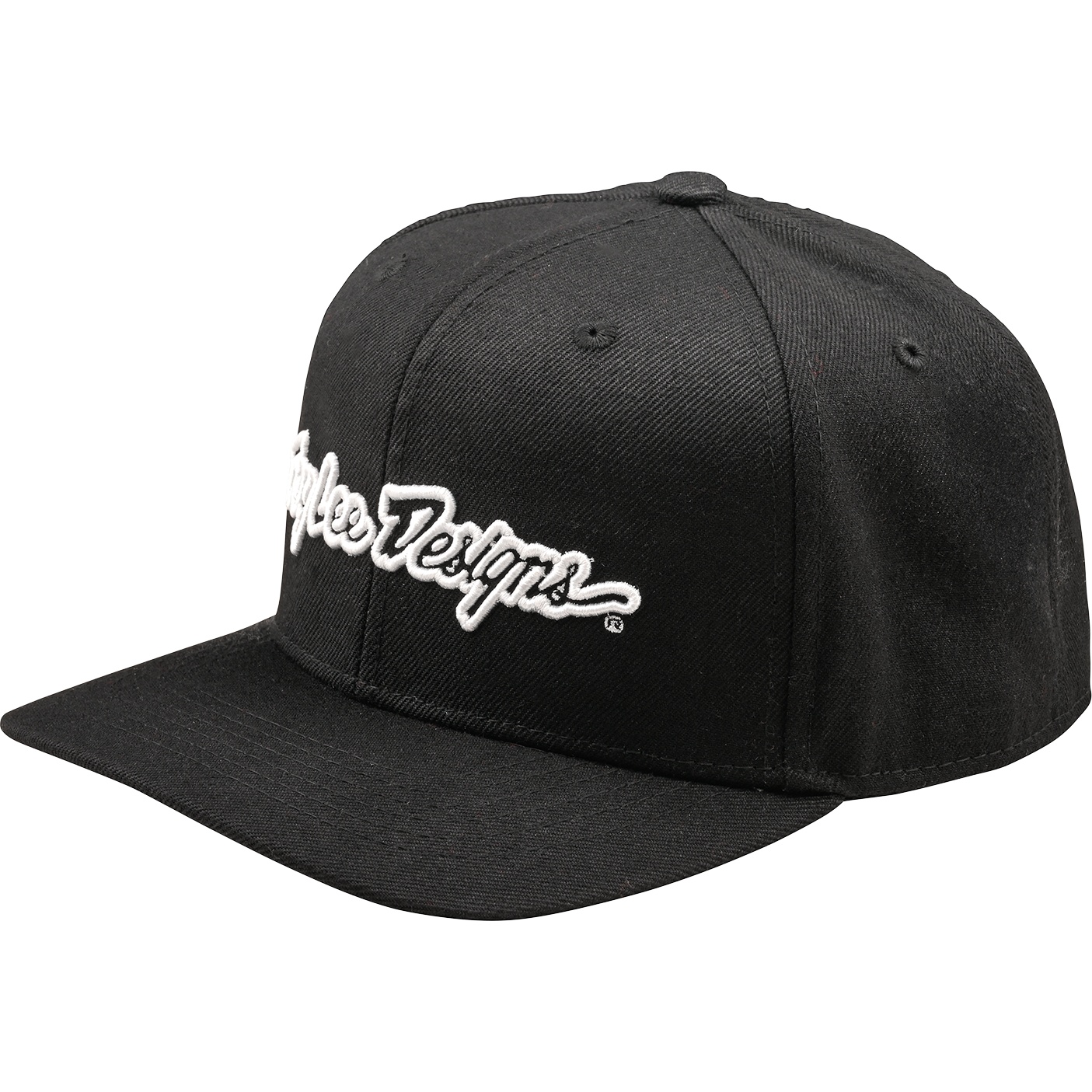 Produktbild von Troy Lee Designs Curved Snapback Cap - Signature Black