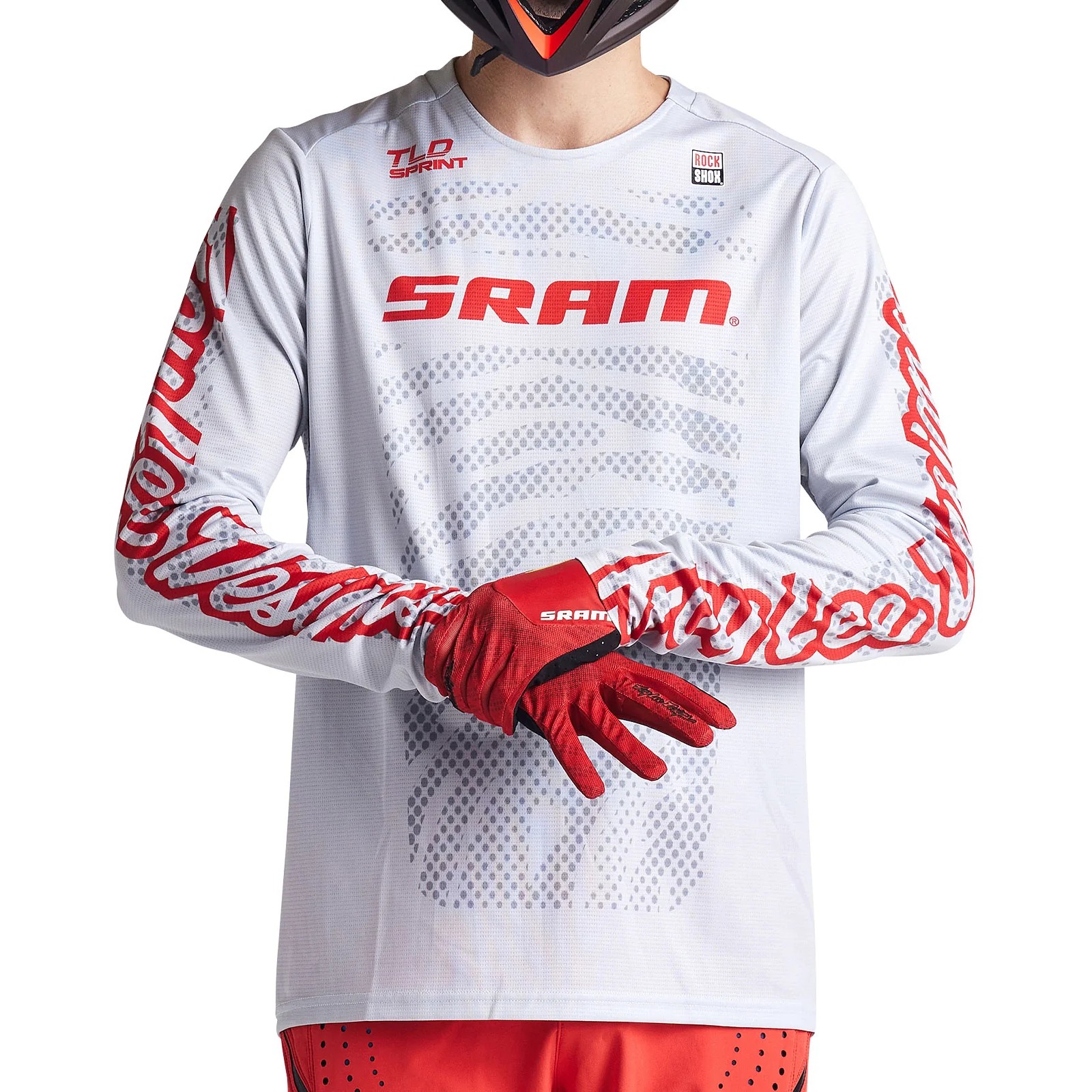 Troy Lee Designs Sprint Ultra Long Sleeve Jersey Men Sram Shifted Cement