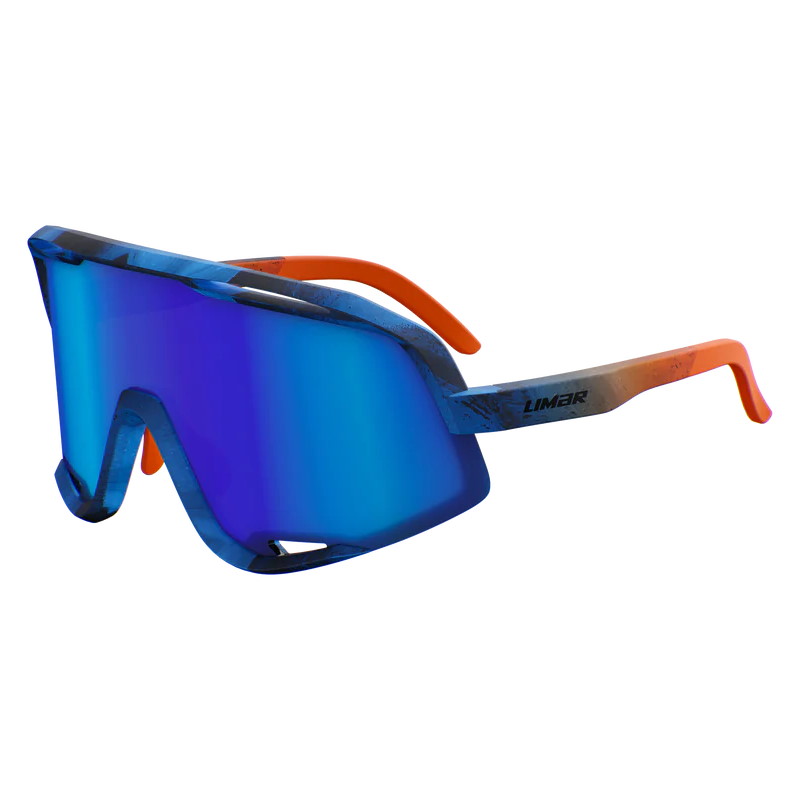 Picture of Limar Kosmos Cycling Glasses - Space Blue Orange