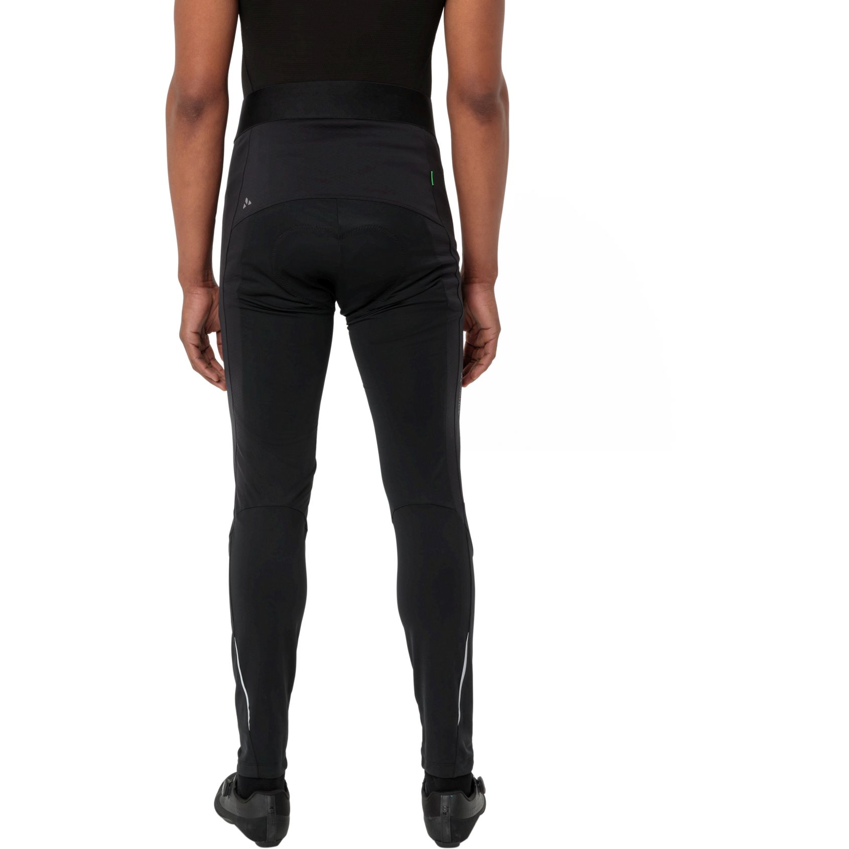 Vaude Pantaloni da Ciclismo Lunghi Stretti Uomo Kuro Essential Warm nero
