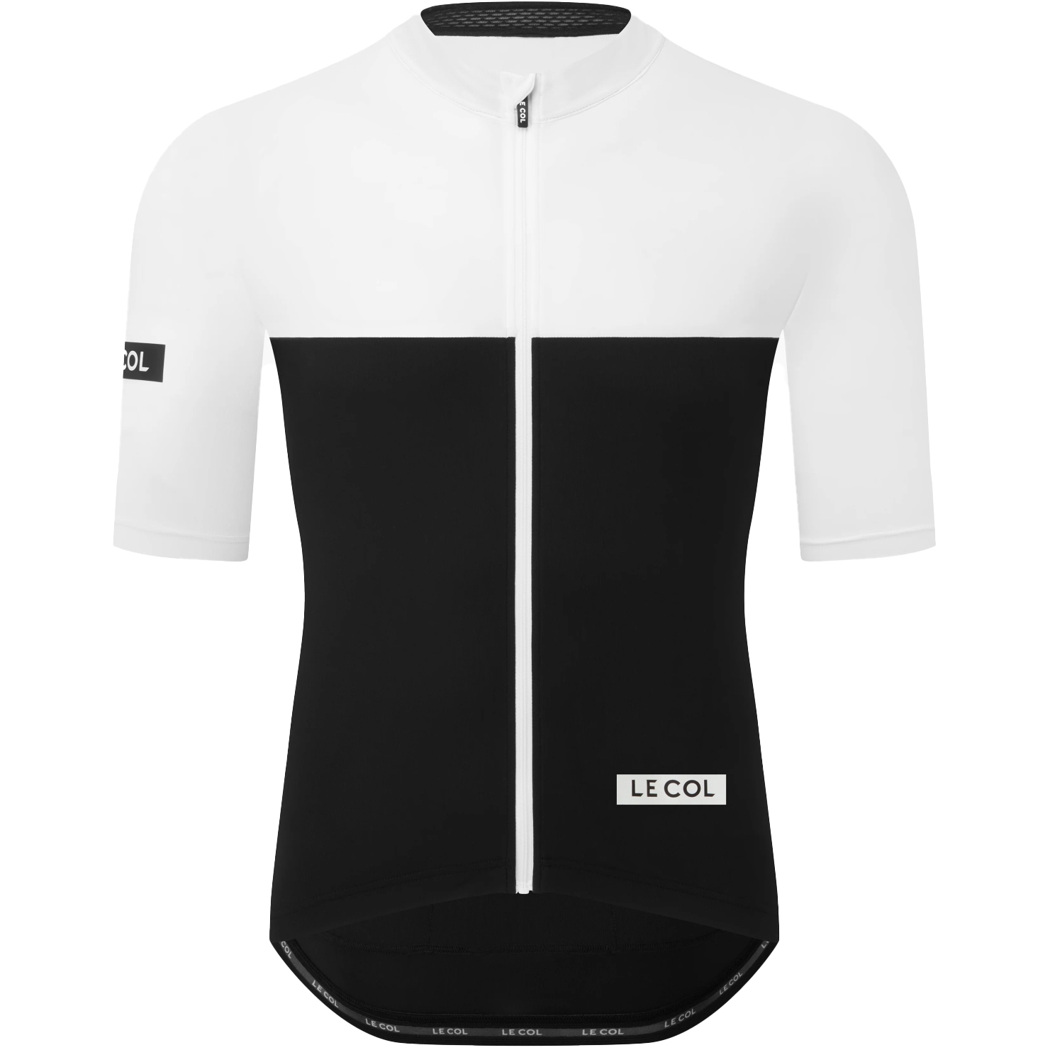 Productfoto van Le Col Sport Shirt Heren - Black/White