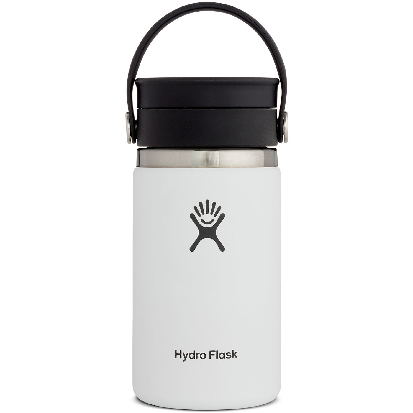 Picture of Hydro Flask 12 oz Wide Mouth Coffee Flask + Flex Sip Lid - 354 ml - White