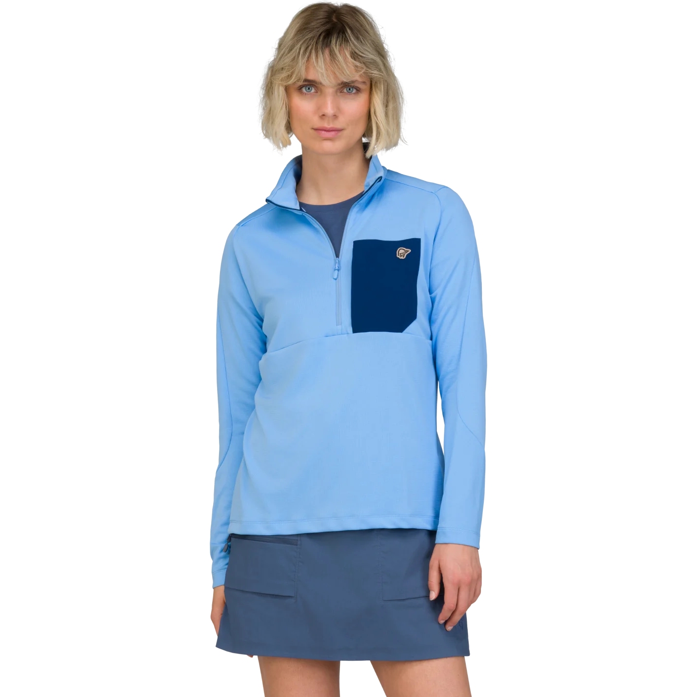 Produktbild von Norrona femund warm1 Half-Zip Shirt Damen - Frozen Fjord