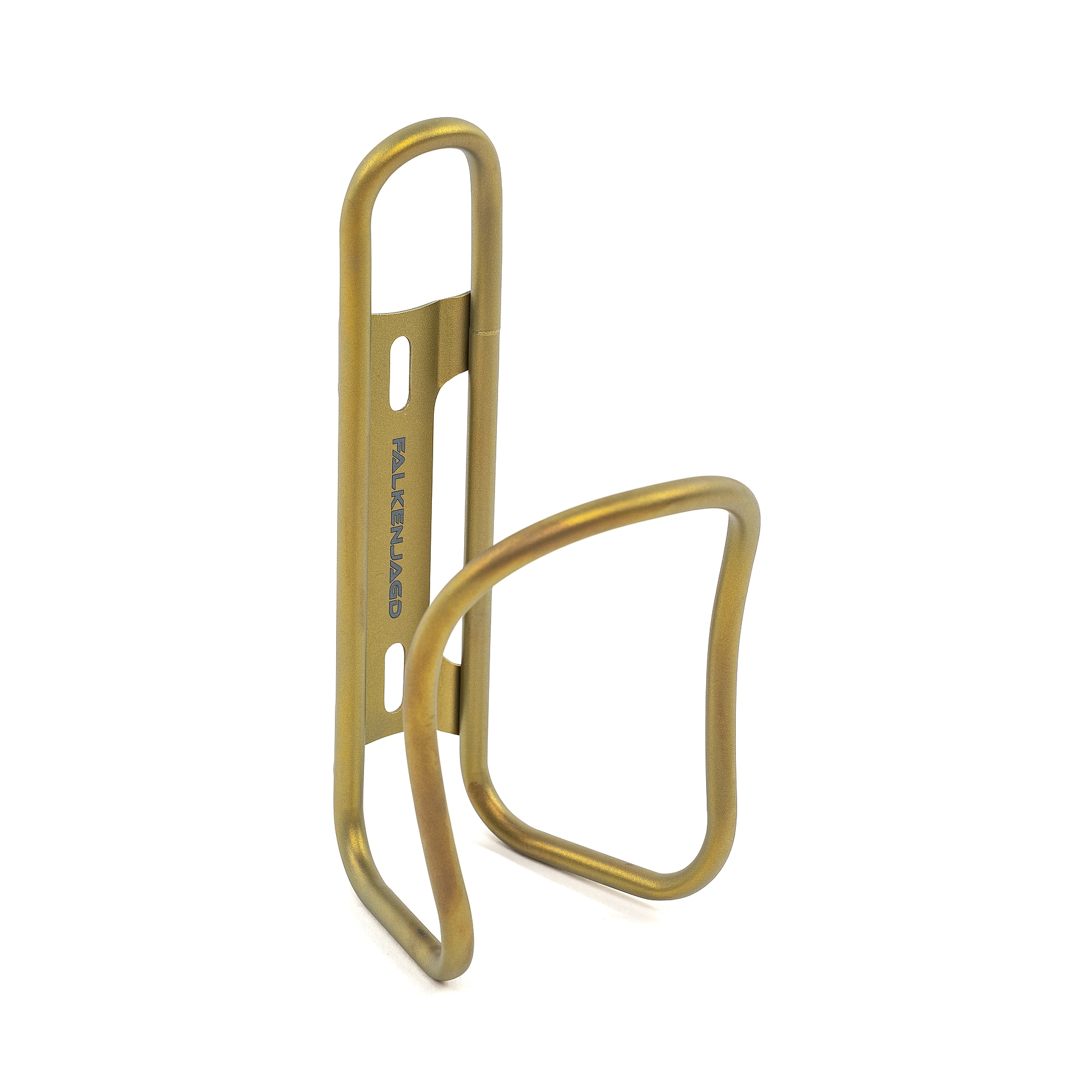 Каркас для бутылки из анодированного титана Falkenjagd - золотой