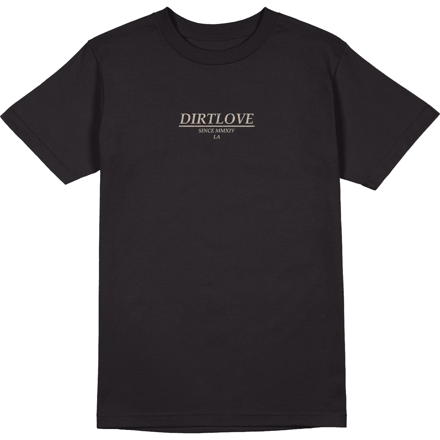 Productfoto van Dirt Love Speckled Tee T-Shirt - black