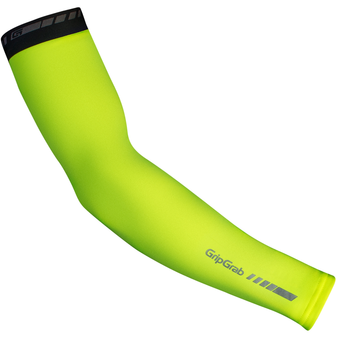 Picture of GripGrab Classic Thermal Hi-Vis Arm Warmers - Yellow Hi-Vis