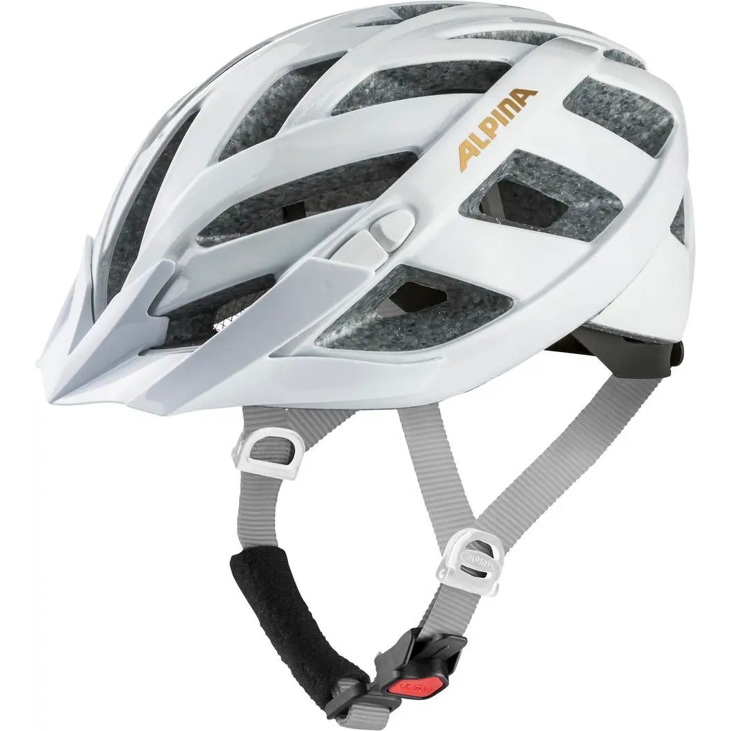 Produktbild von Alpina Panoma Classic Helm - white-prosecco gloss
