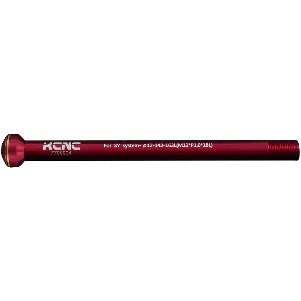 Picture of KCNC Thru Axle KQR08 - 12x142mm - 6061AL - red